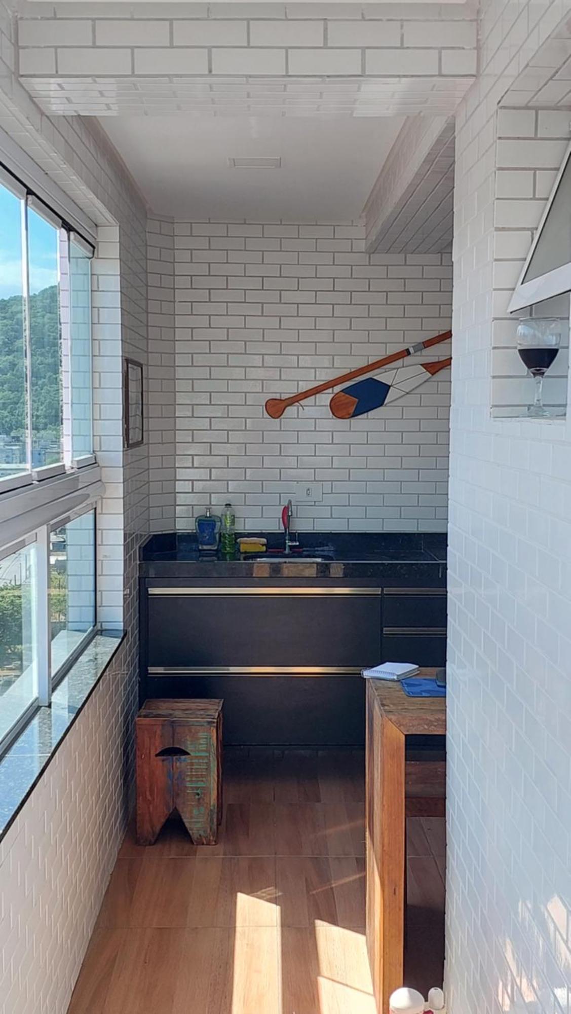 Apartamento Praia Grande -Canto Do Forte Esterno foto